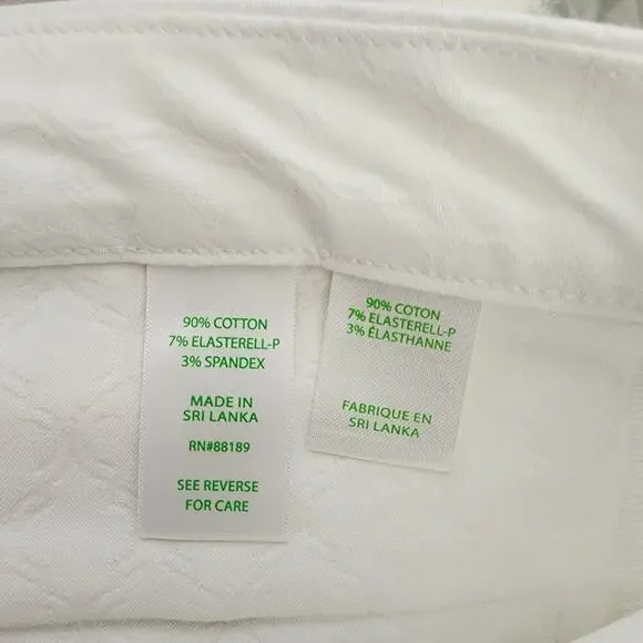 Lilly Pulitzer Kelly Skinny Ankle Pant Resort White 6 NWT Stretch High Rise 28" - Picture 9 of 9